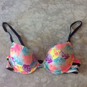 💥LAST CHANCE💥PINK! Floral/Striped Convertible Br